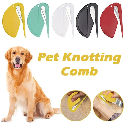 New Cat Dog Comb Pet Open Knot Comb Cat Puppy Hair Fur Shedding