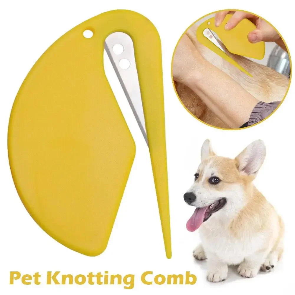 New Cat Dog Comb Pet Open Knot Comb Cat Puppy Hair Fur Shedding