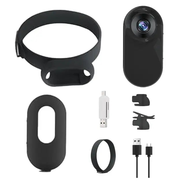 Pet Collar Camera No Wifi Required HD Mini Sports Camera Cat Camera