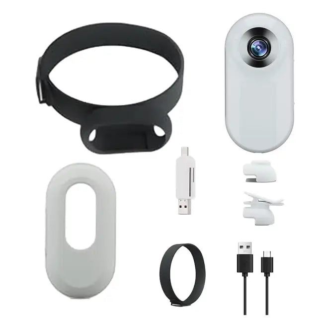 Pet Collar Camera No Wifi Required HD Mini Sports Camera Cat Camera