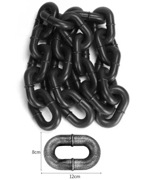 Dog Traction Chain Simulation Iron Chain Plastic Thick Chain Traction Rope