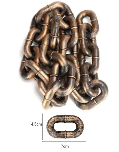 Dog Traction Chain Simulation Iron Chain Plastic Thick Chain Traction Rope